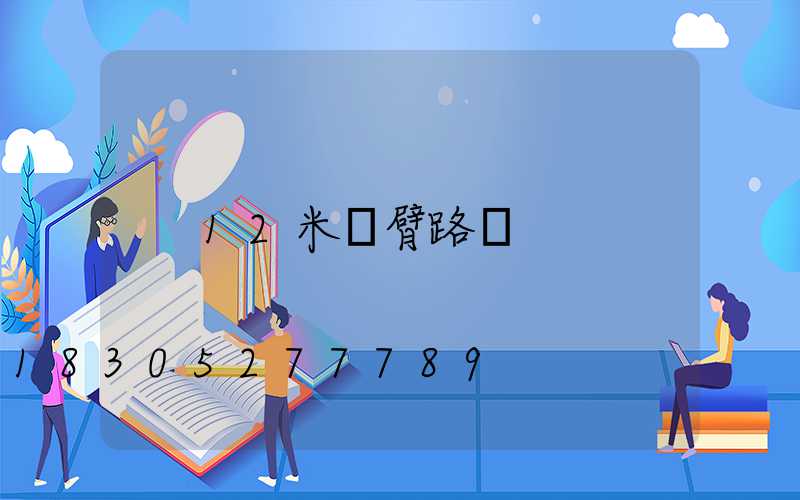 12米單臂路燈