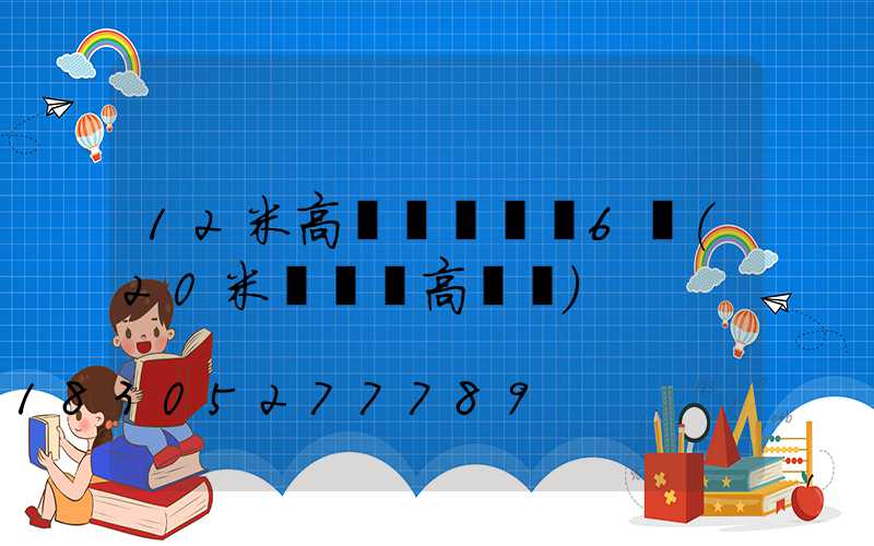 12米高桿燈廣場燈6頭(20米廣場燈高桿燈)