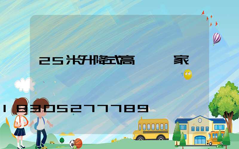25米升降式高桿燈廠家