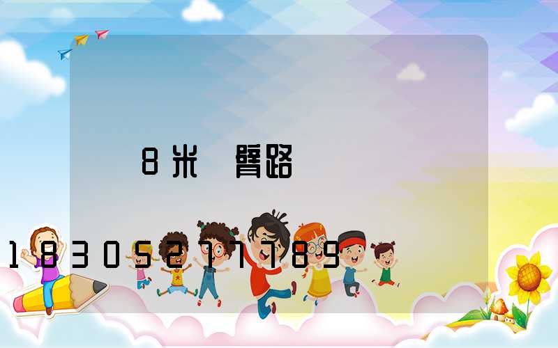 8米單臂路燈