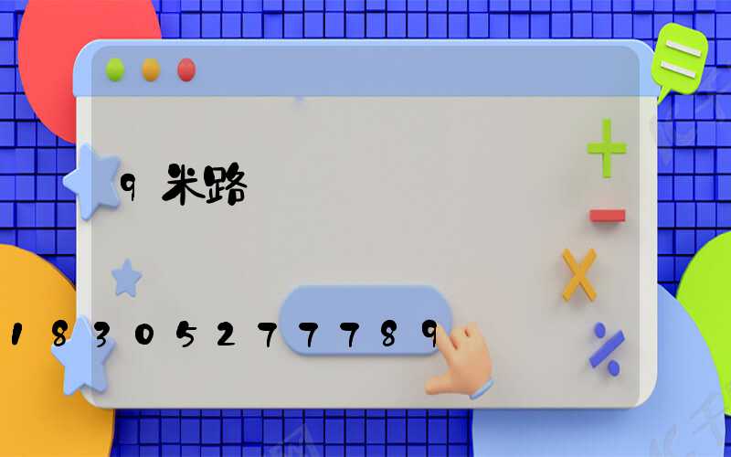 9米路燈燈桿報價