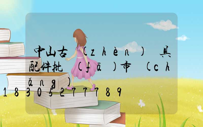 中山古鎮(zhèn)燈具配件批發(fā)市場(chǎng)