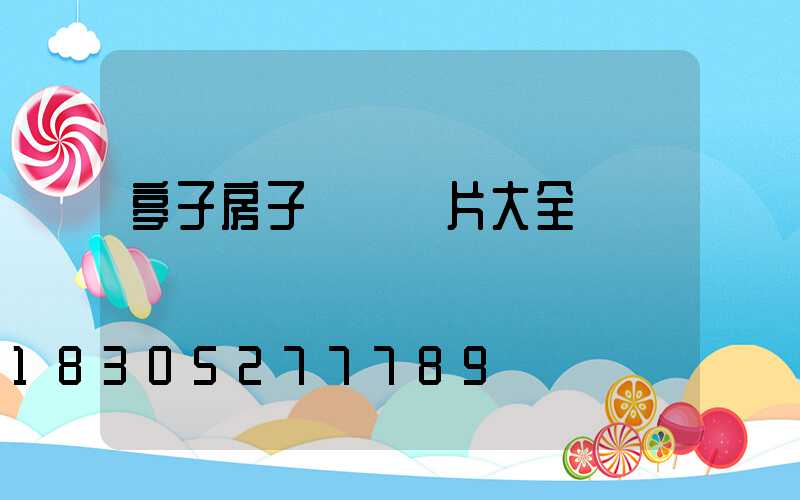 亭子房子設計圖片大全