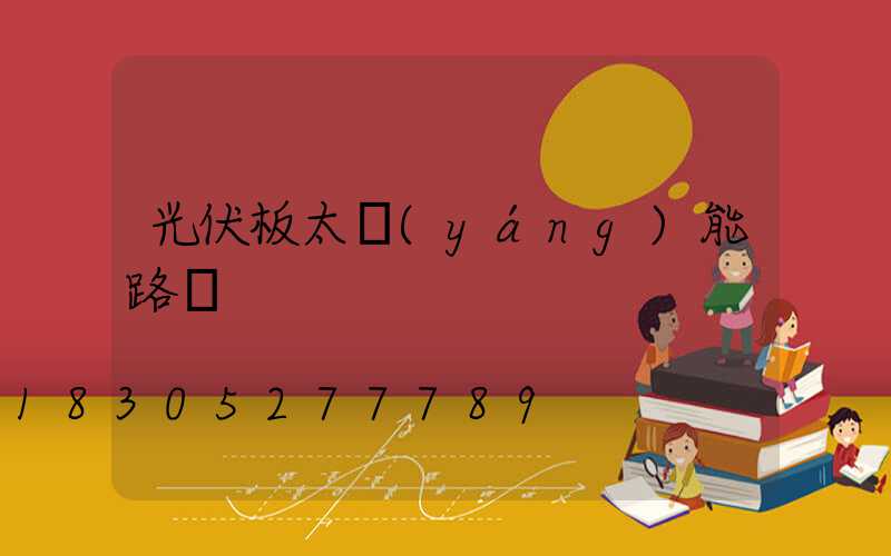 光伏板太陽(yáng)能路燈