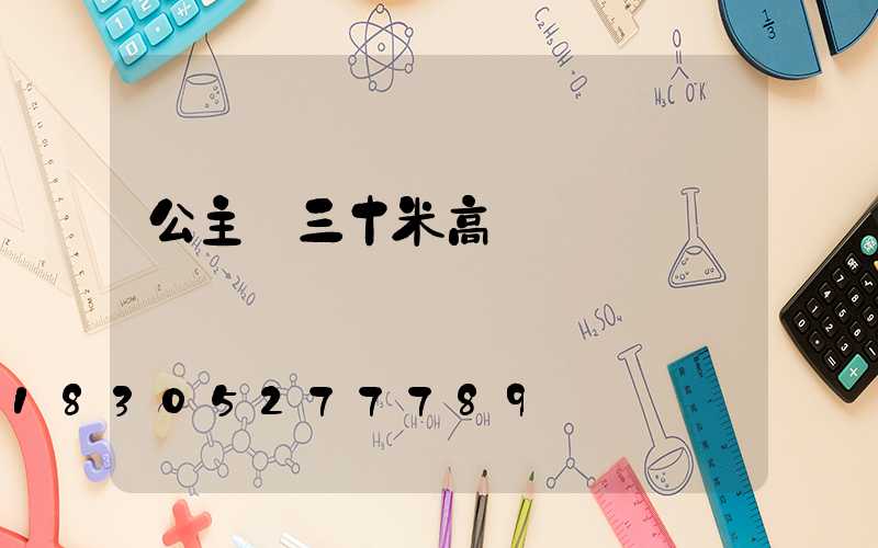 公主嶺三十米高桿燈