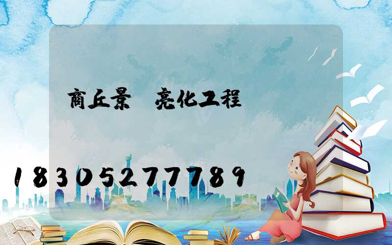 商丘景觀亮化工程報價