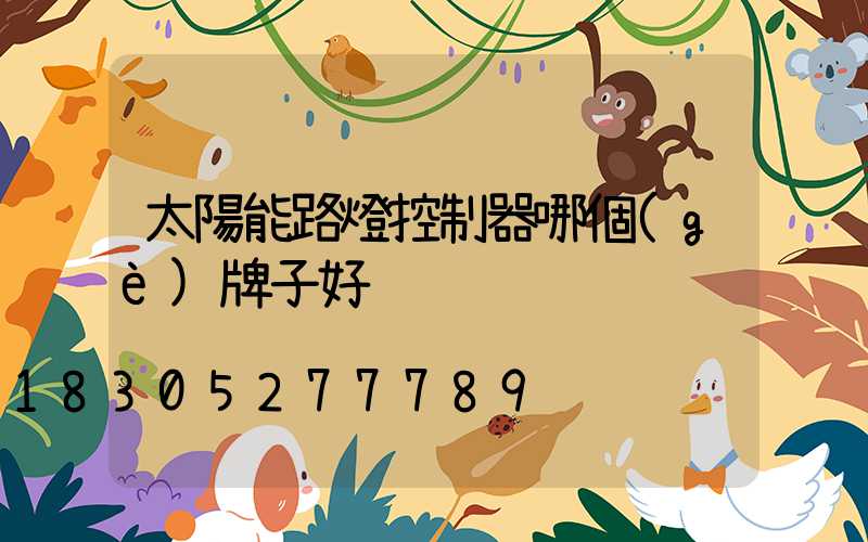 太陽能路燈控制器哪個(gè)牌子好