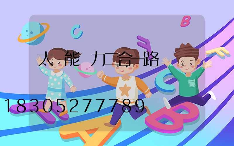 太陽能風力二合一路燈