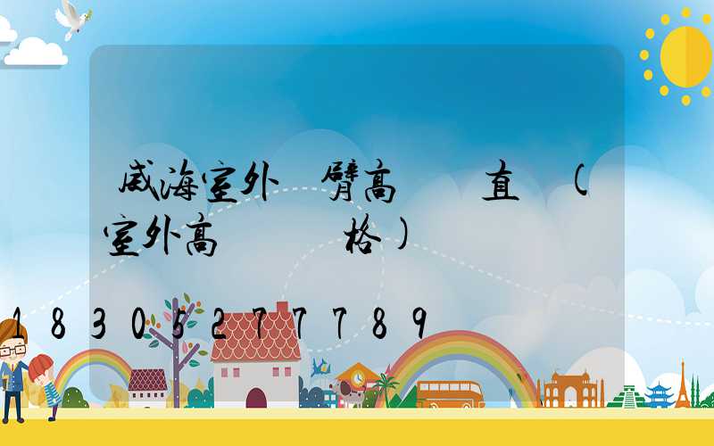 威海室外雙臂高桿燈直銷(室外高桿燈價格)