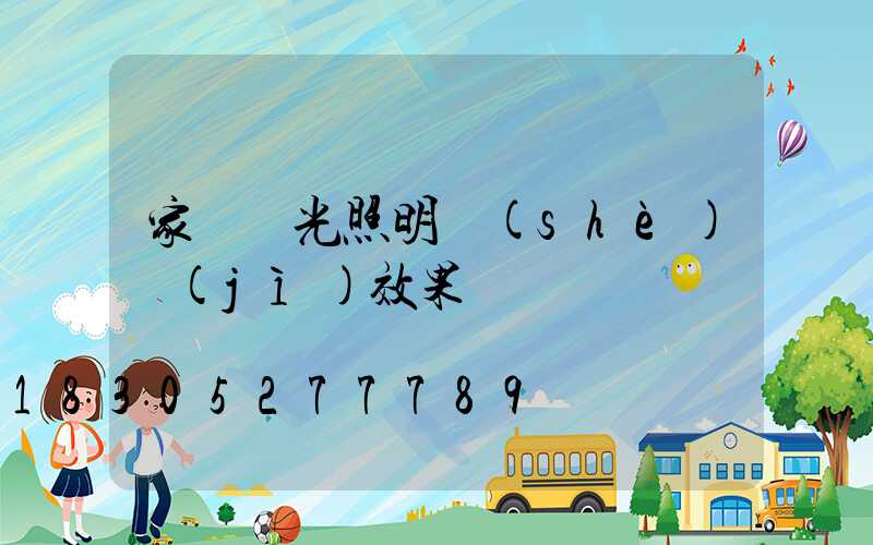家裝燈光照明設(shè)計(jì)效果圖