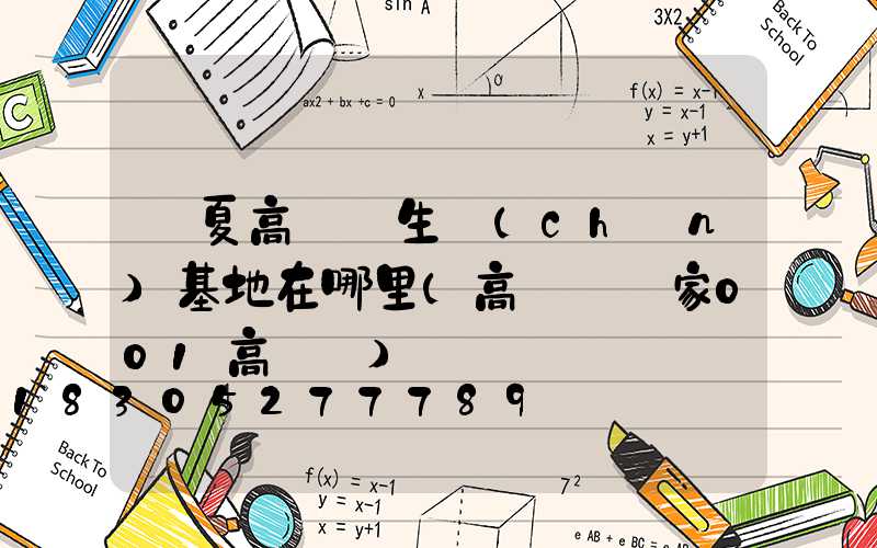 寧夏高桿燈生產(chǎn)基地在哪里(高桿燈廠家001高桿燈)