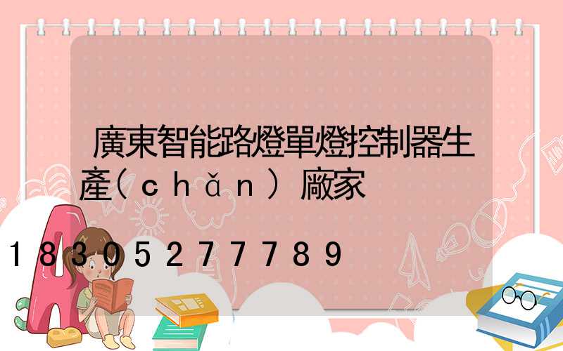 廣東智能路燈單燈控制器生產(chǎn)廠家