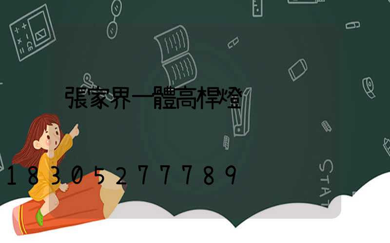 張家界一體高桿燈