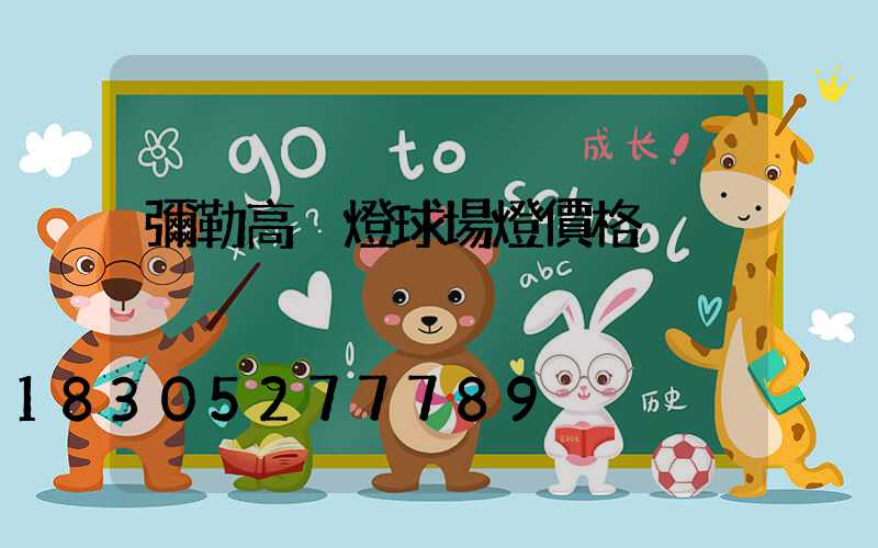 彌勒高桿燈球場燈價格