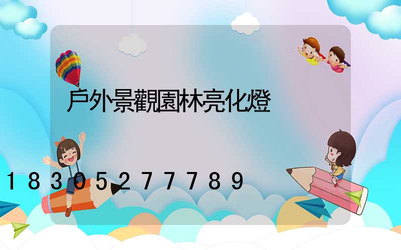 戶外景觀園林亮化燈