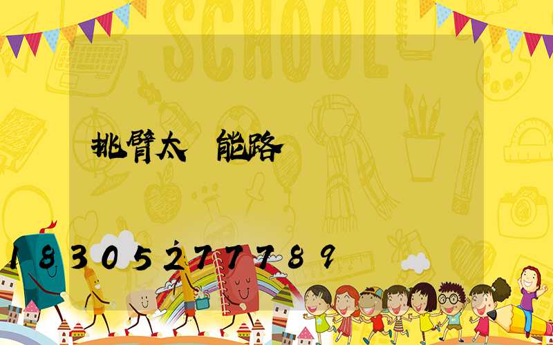 挑臂太陽能路燈