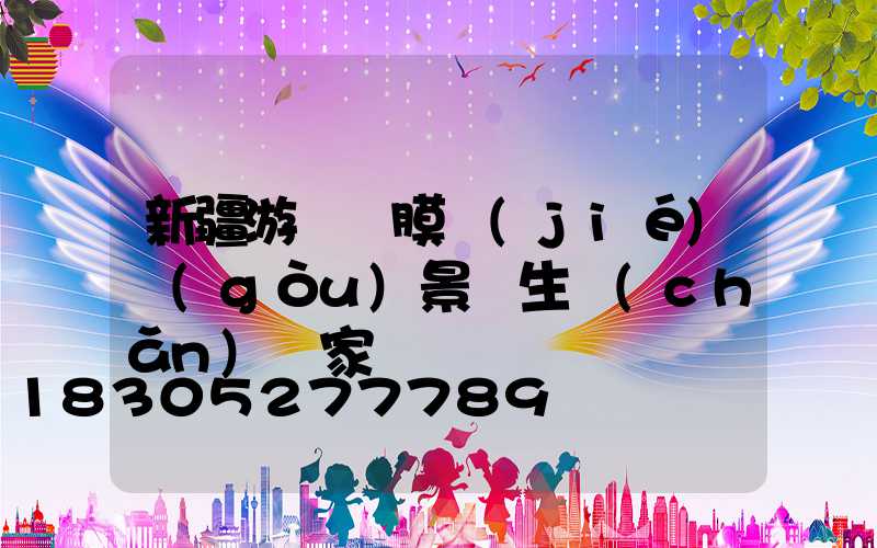 新疆游樂園膜結(jié)構(gòu)景觀生產(chǎn)廠家