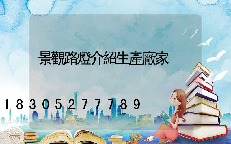 景觀路燈介紹生產廠家