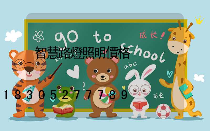 智慧路燈照明價格
