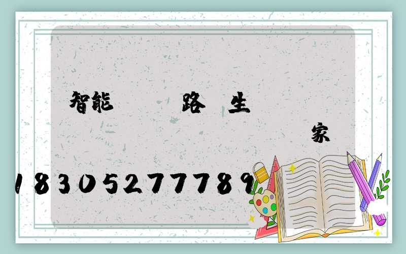 智能led路燈生產(chǎn)廠(chǎng)家