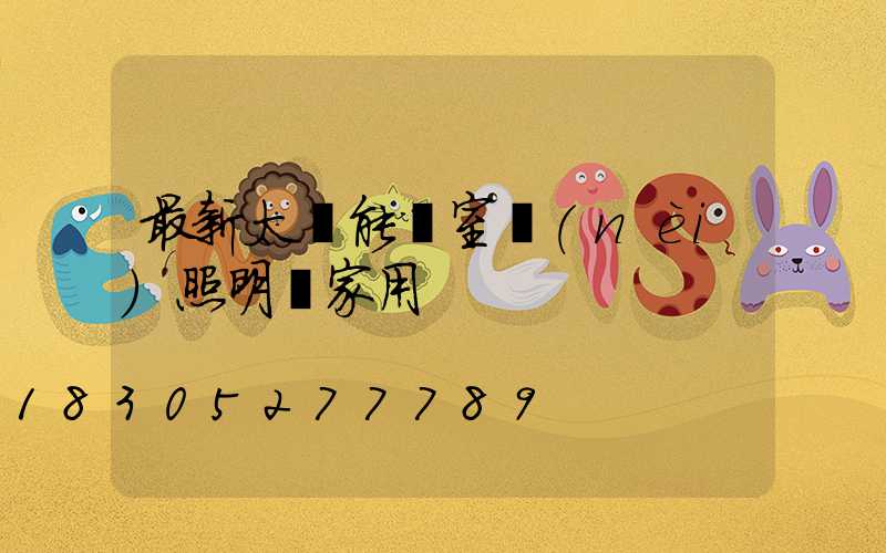最新太陽能燈室內(nèi)照明燈家用
