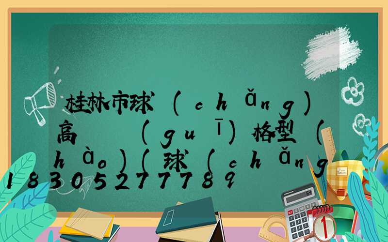桂林市球場(chǎng)高桿燈規(guī)格型號(hào)(球場(chǎng)燈桿標(biāo)準(zhǔn)高度是多少)