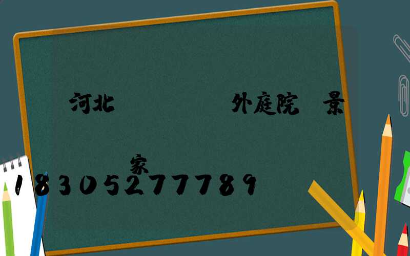 河北戶(hù)外庭院燈景觀(guān)燈廠(chǎng)家