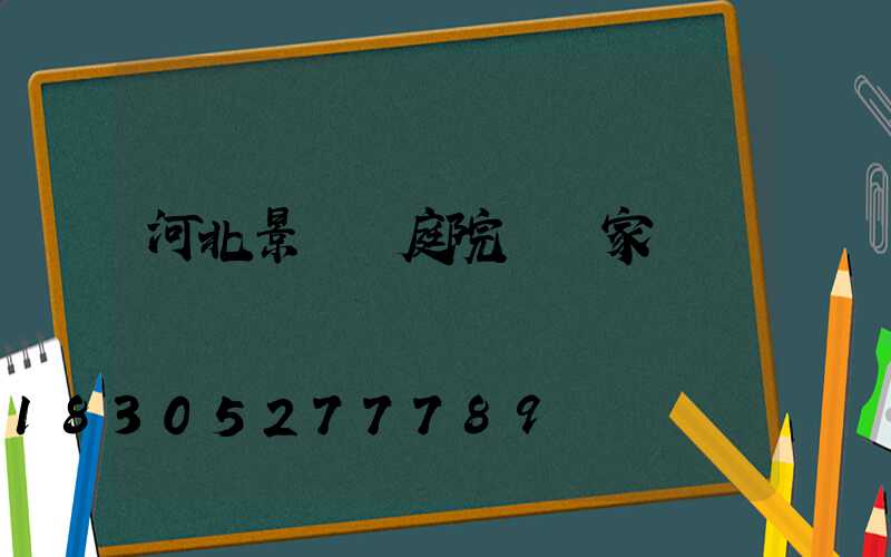 河北景觀燈庭院燈廠家