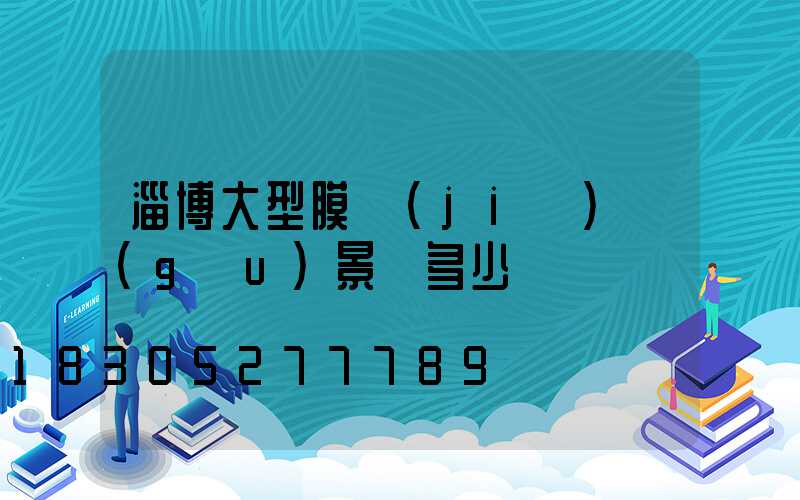 淄博大型膜結(jié)構(gòu)景觀多少錢