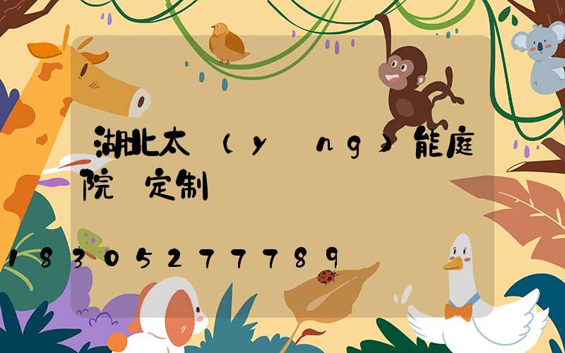 湖北太陽(yáng)能庭院燈定制