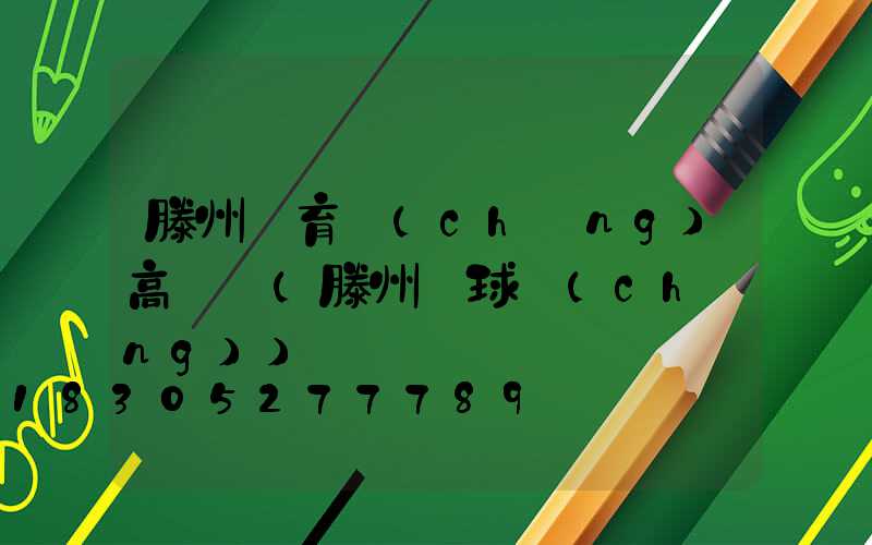 滕州體育場(chǎng)高桿燈(滕州籃球場(chǎng))
