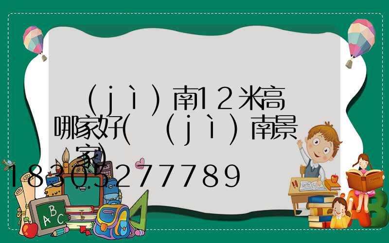 濟(jì)南12米高桿燈哪家好(濟(jì)南景觀燈廠家)