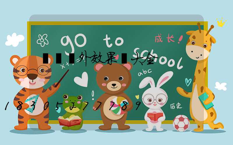 燈帶戶外效果圖大全