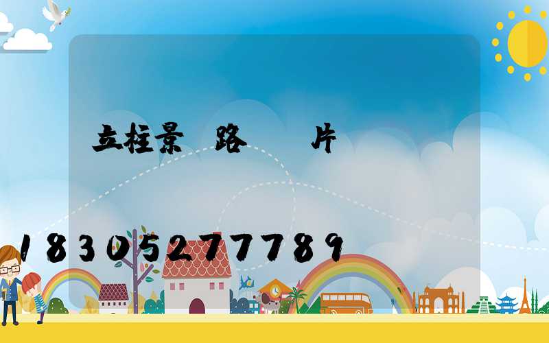 立柱景觀路燈圖片