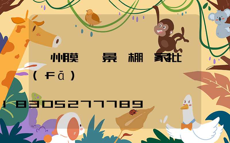 蘭州膜結構景觀棚廠家批發(fā)