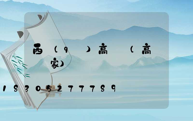 西區(qū)高桿燈(高桿燈廠家)