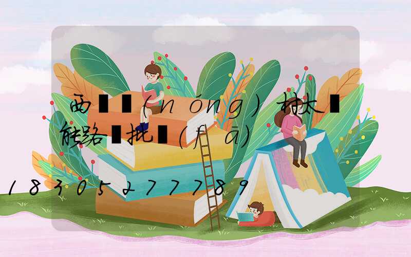 西寧農(nóng)村太陽能路燈批發(fā)