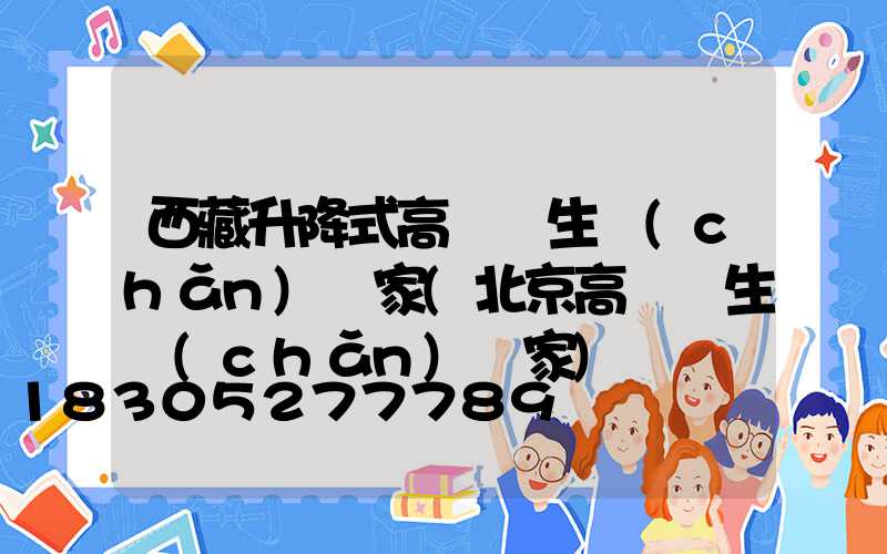 西藏升降式高桿燈生產(chǎn)廠家(北京高桿燈生產(chǎn)廠家)