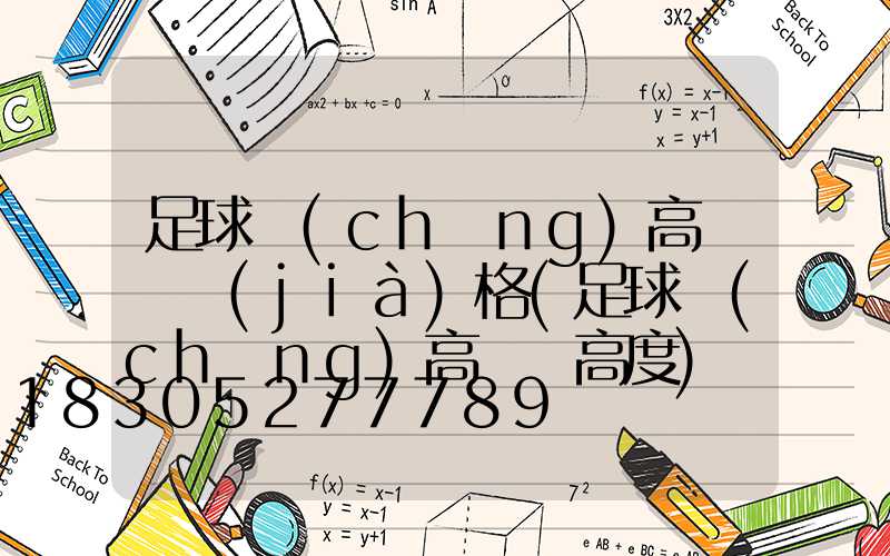 足球場(chǎng)高桿燈價(jià)格(足球場(chǎng)高桿燈高度)