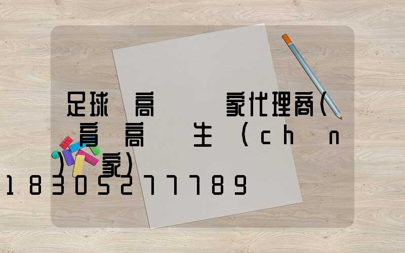 足球場高桿燈廠家代理商(體育場高桿燈生產(chǎn)廠家)