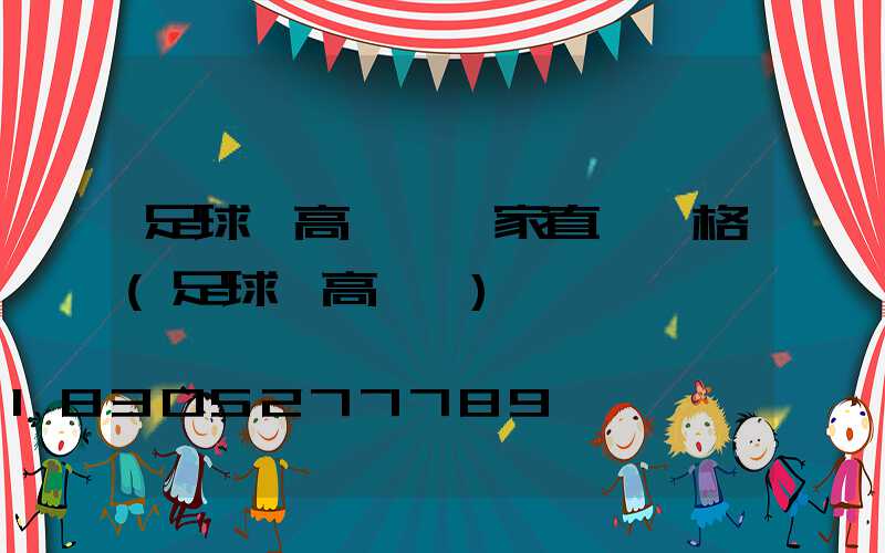 足球場高桿燈廠家直銷價格(足球場高桿燈)