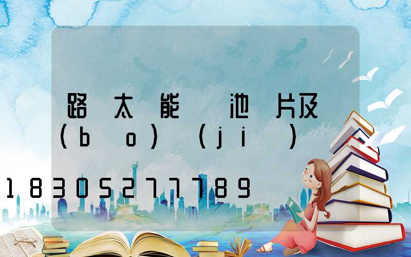 路燈太陽能鋰電池圖片及報(bào)價(jià)