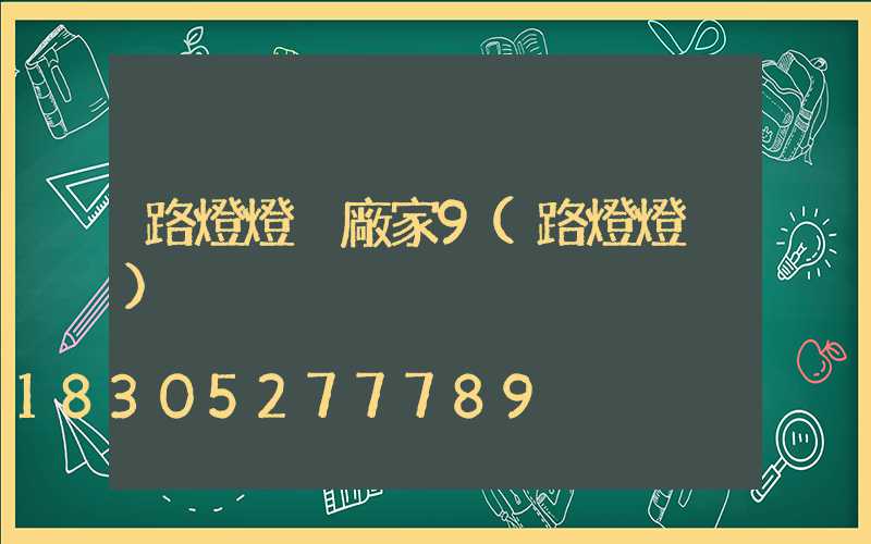 路燈燈桿廠家9(路燈燈桿)