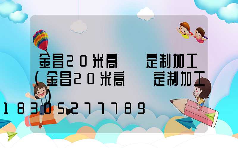 金昌20米高桿燈定制加工(金昌20米高桿燈定制加工廠)