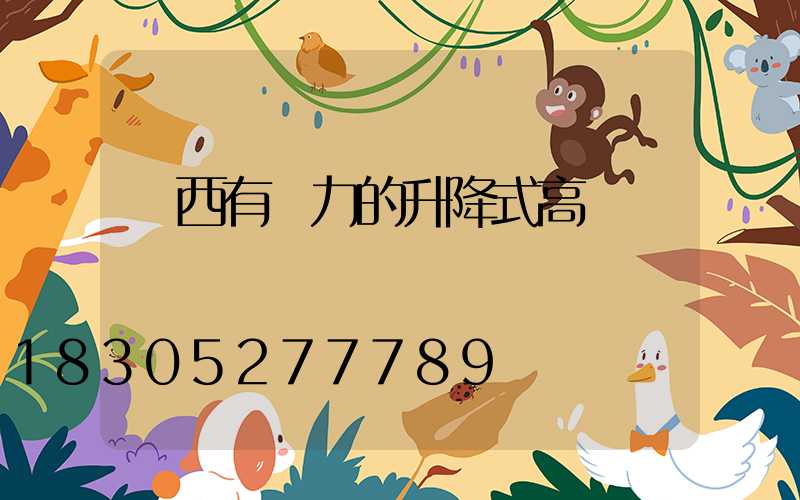 陜西有實力的升降式高桿燈