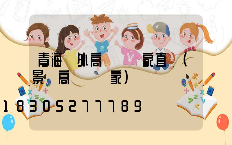 青海戶外高桿燈廠家直銷(景觀高桿燈廠家)